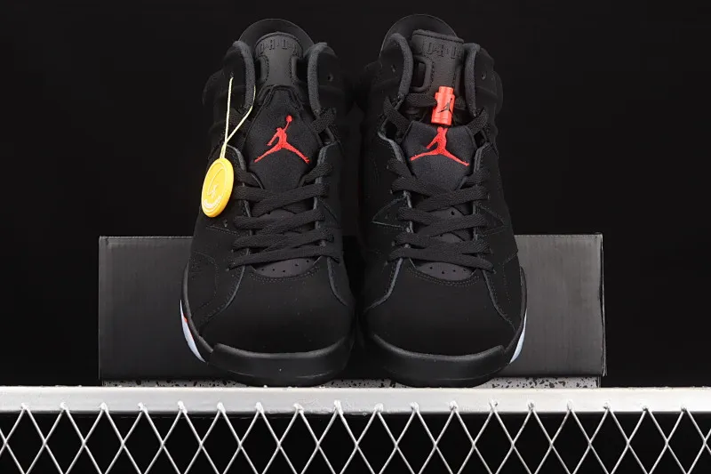 All categories Air Jordan Jordan series basketball shoes Air Jordan 6 G version Air Jordan 6 Infrared AJ6 black red Joe 6 black infrared 3M reflective basketball men's shoes 384664-060